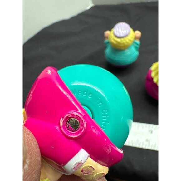 Vintage Hasbro Playskool Weebles Wobble and Roll Rolling Bottom 3-Piece Figurine - Picture 5 of 11